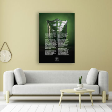 Psalm 91 Green Shield - Image 3