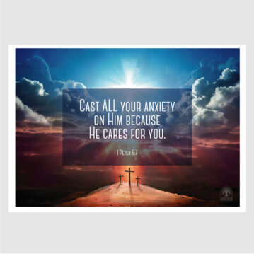 Cast all your anxiety - 1 Peter 5:7 - Image 2